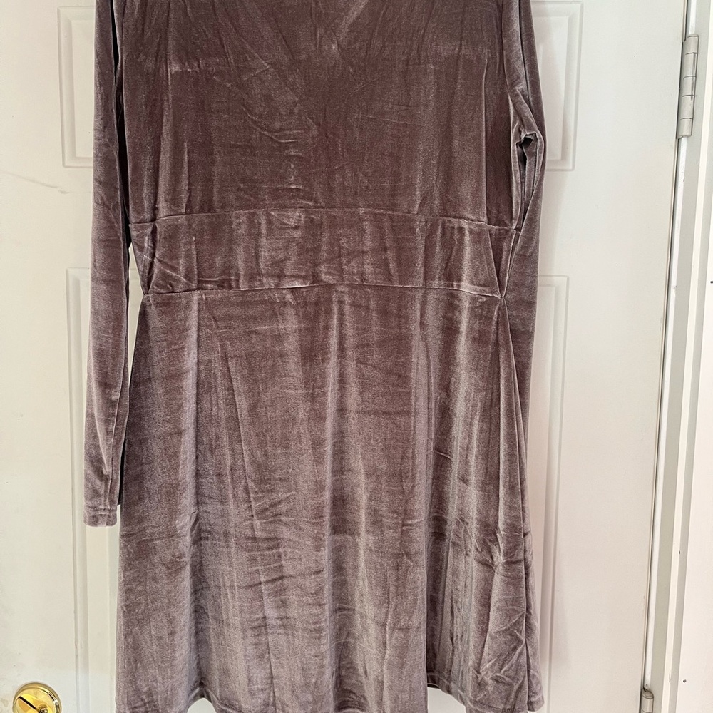 Victorian Trading Co. Gray Velvet Tunic -  Large